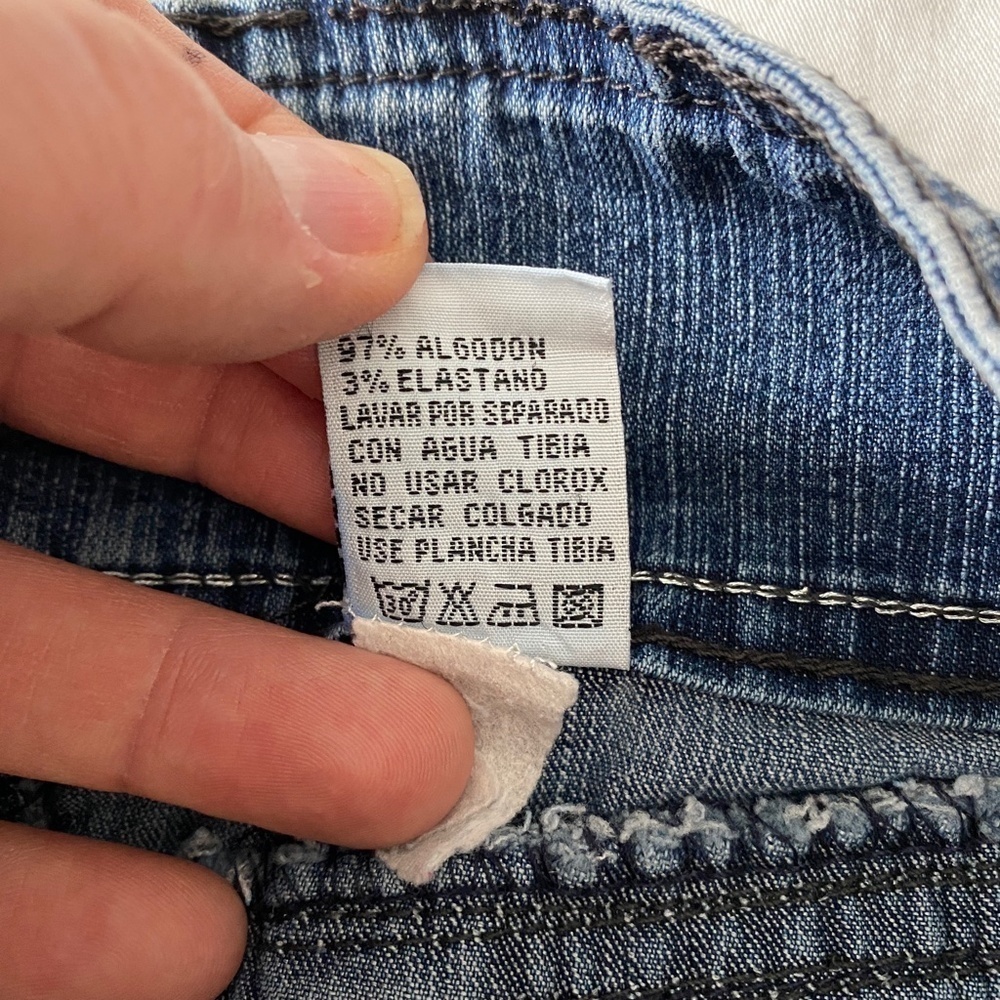 DEI Women's Denim Mini Jean‎ Skirt Size 5/6 - Picture 7 of 12